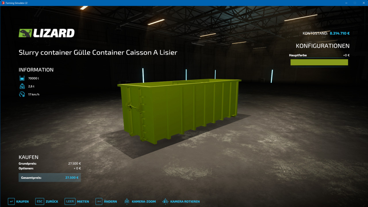 Slurry Container